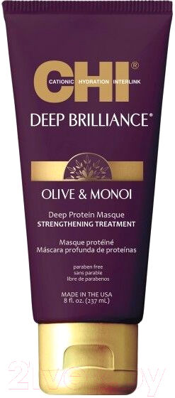 Маска для волос CHI Deep Brilliance Olive&Monoi Deep Protein Masque