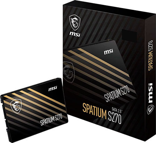 SSD накопитель MSI 2.5'' Spatium S270 960 Гб SATA III (S78-440P130-P83)