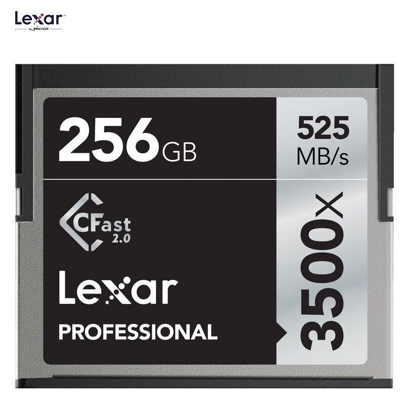 Карта памяти Lexar 256GB 3500X Professional CFast 2.0 525, 445MB/s