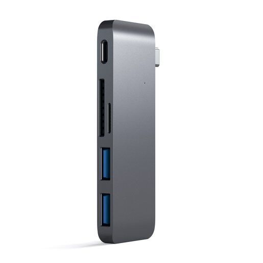 USB-хаб Satechi USB-C Passthrough Hub для Macbook 12"