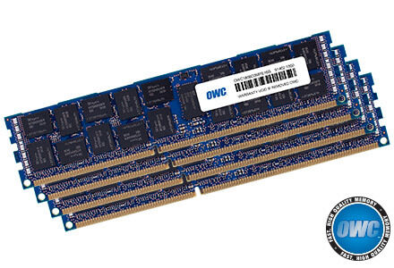 Комплект модулей памяти OWC 128GB для Apple Mac Pro 2013 4x 32GB 1333MHZ PC3-10600 DDR3 Reg ECC