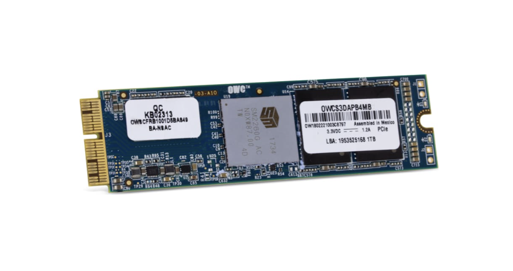 Диск SSD OWC 2TB Aura Pro X2 для Macbook Air, Macbook Pro 2013, 2015