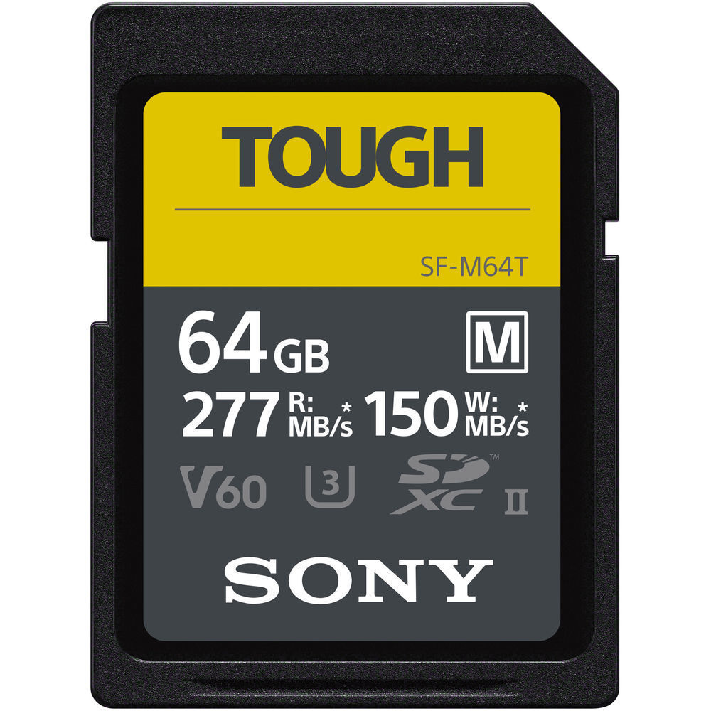 Защищенная карта памяти Sony 64GB SF-M Tough Series UHS-II SDXC