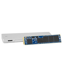 Комплект SSD и чехол OWC 1TB Aura Pro 6G для Macbook Air 2010-2011 + Envoy бокс для штатного SSD
