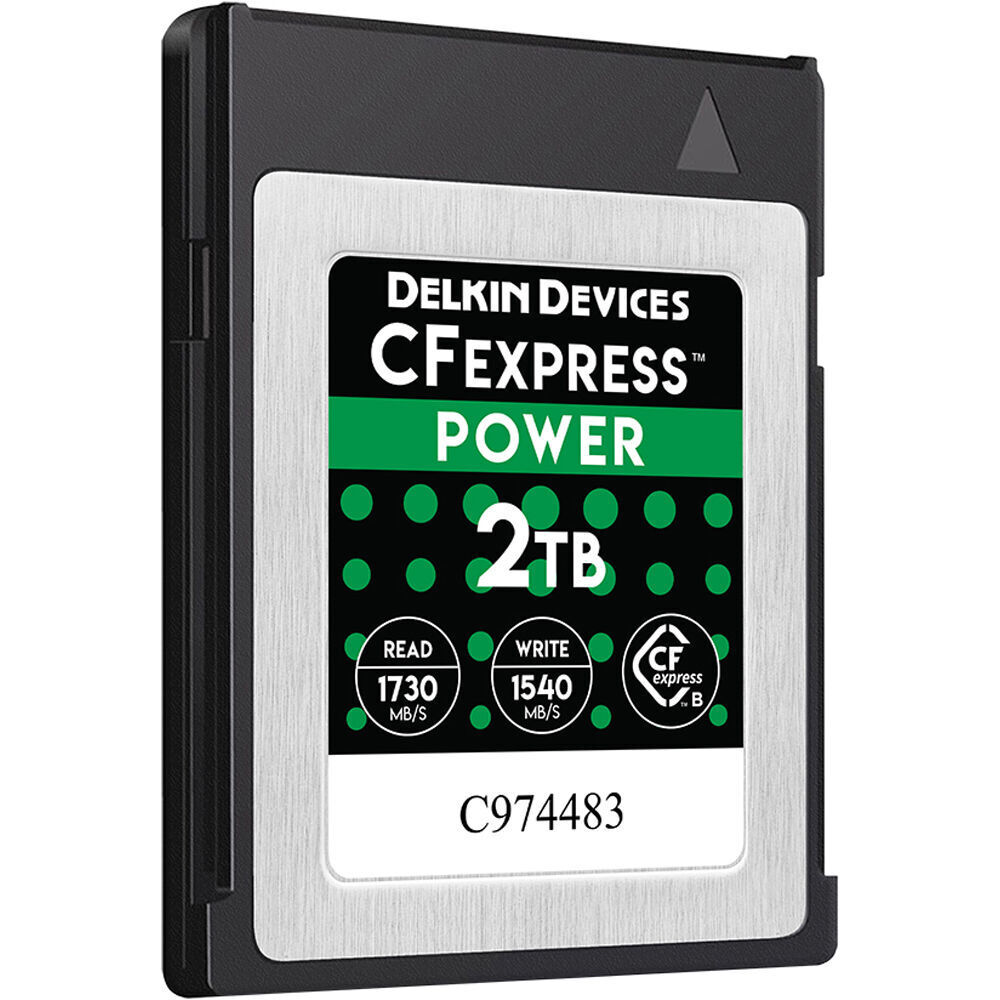 Карта памяти Delkin Devices Cfexpress B 2TB POWER 1730 /1540 MB/s