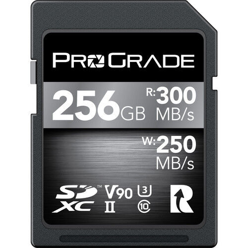 Карта памяти ProGrade Digital 256GB UHS-II SDXC 300 / 250 MB/s V90