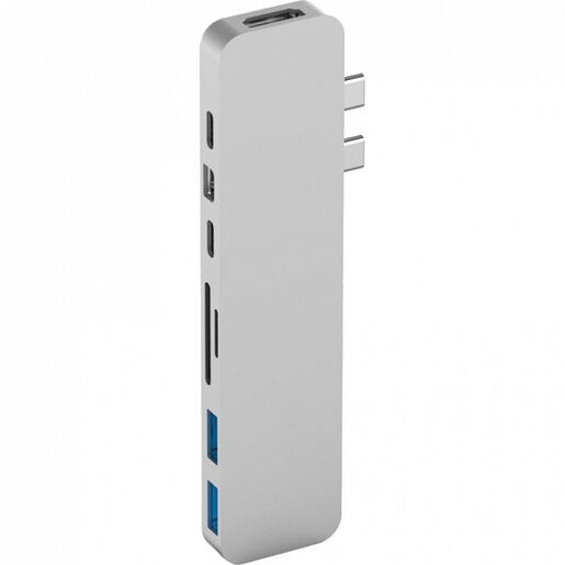 USB-хаб Hyper HyperDrive PRO 8-in-2 Hub USB-C MacBook, серебряный