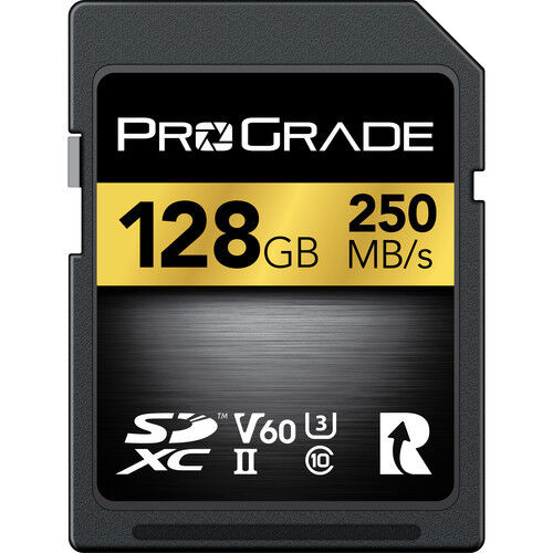 Карта памяти ProGrade Digital 128GB UHS-II SDXC 250 / 130 MB/s V60