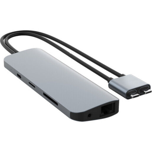 USB-хаб HYPER HyperDrive Viper 10-in-2, серый космос
