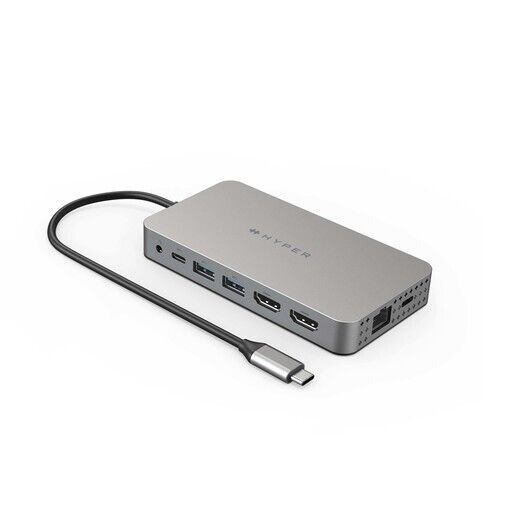 USB-хаб Hyper HyperDrive Dual 4K HDMI 10-в-1 USB-C