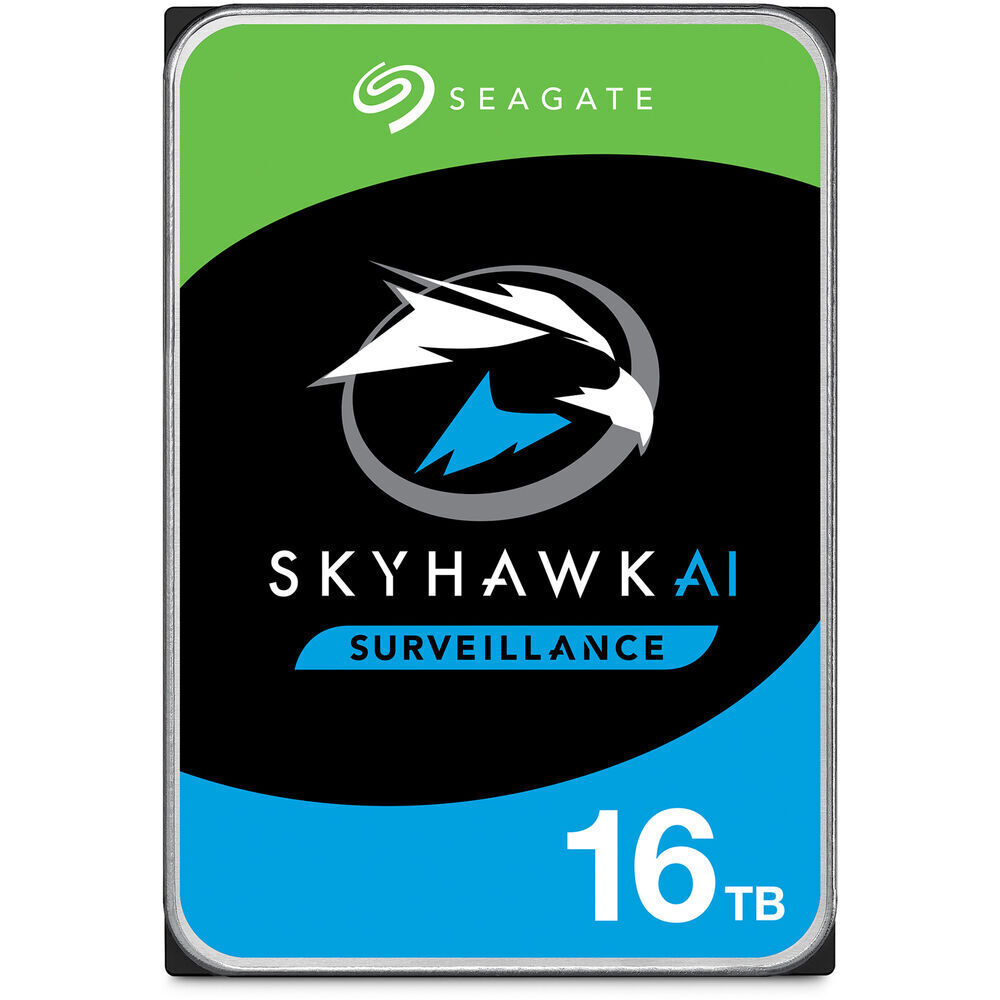 Жесткий диск HDD Seagate SkyHawk AI 16TB HDD 3.5" SATA для видеонаблюдения