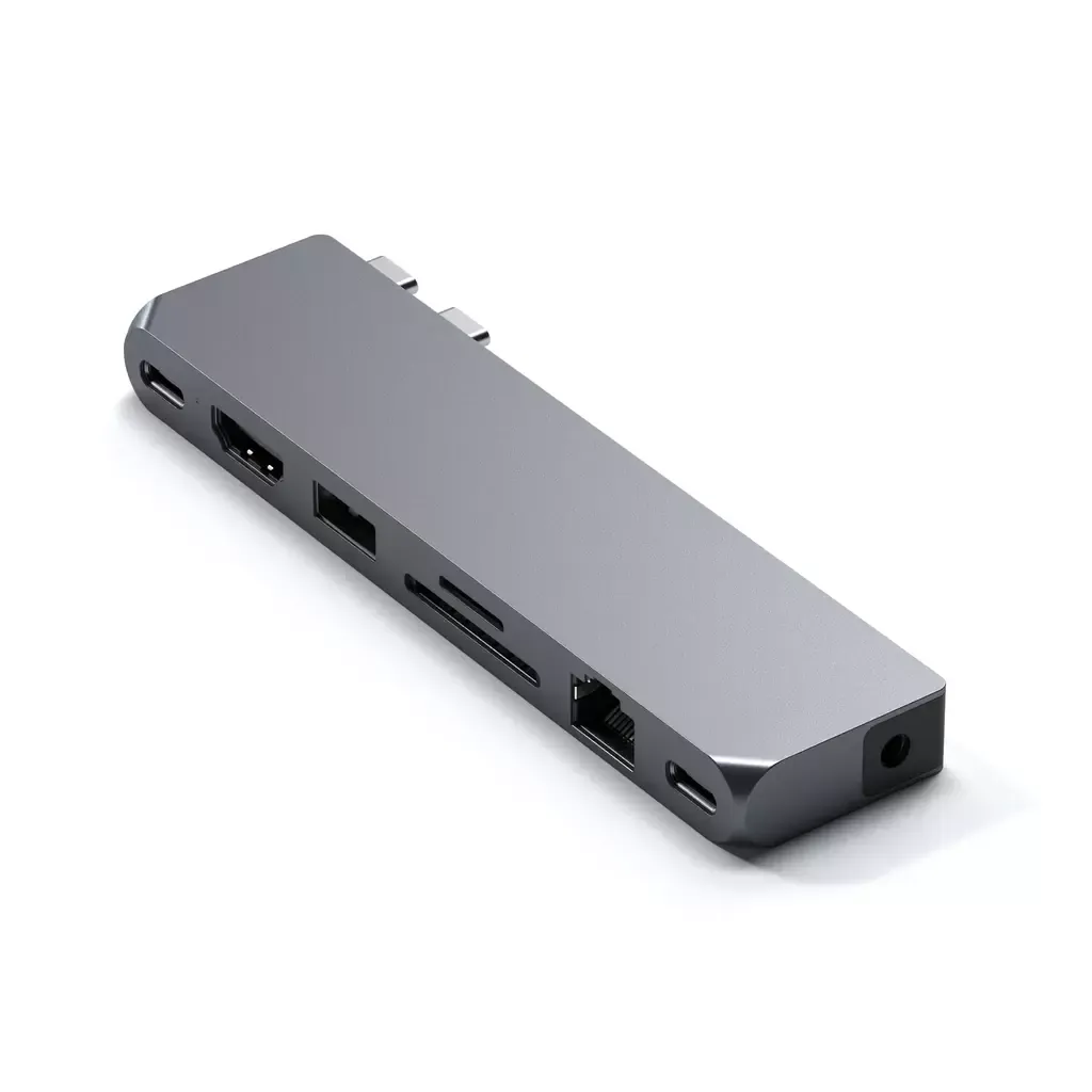 USB-хаб Satechi Pro Hub Max, серый космос