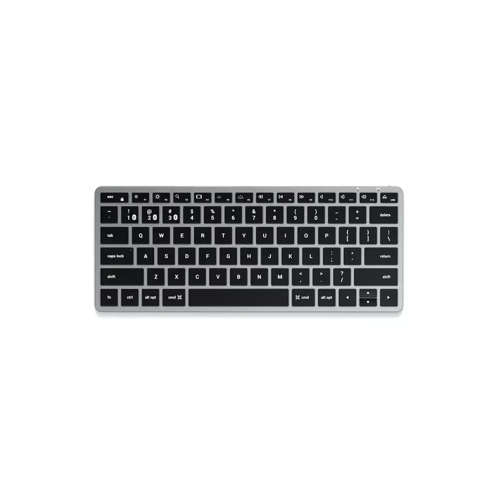Клавиатура Satechi Slim X1 Bluetooth Keyboard RU Рус, серый космос
