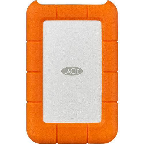 Внешний жесткий диск Lacie 2TB Rugged USB-C защищенный оранжевый
