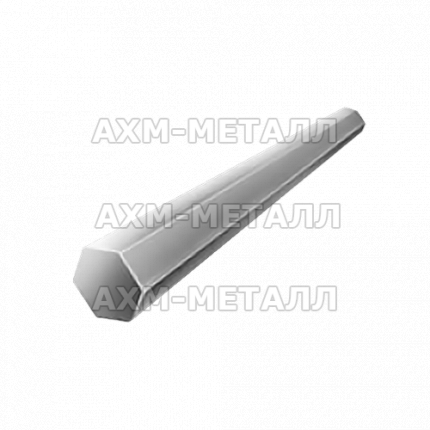 Пруток алюминиевый шестигранный 27 мм Д16Т ООО АХМ-Металл