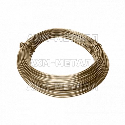 Проволока бронзовая БрОЦ4-3 1.5 мм ГОСТ 5221-2008 ООО АХМ-Металл