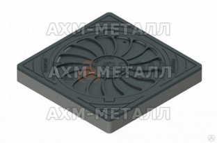 Квадратный люк тип Т (С150)-В-8.1-60 (750*750) Арбат с бетонным основанием ООО АХМ-Металл 