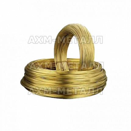 Латунная проволока ЛО90-1 3,35 мм ООО АХМ-Металл