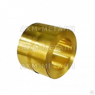 Лента латунная Л63Т декоративная 0,09 мм ООО АХМ-Металл 