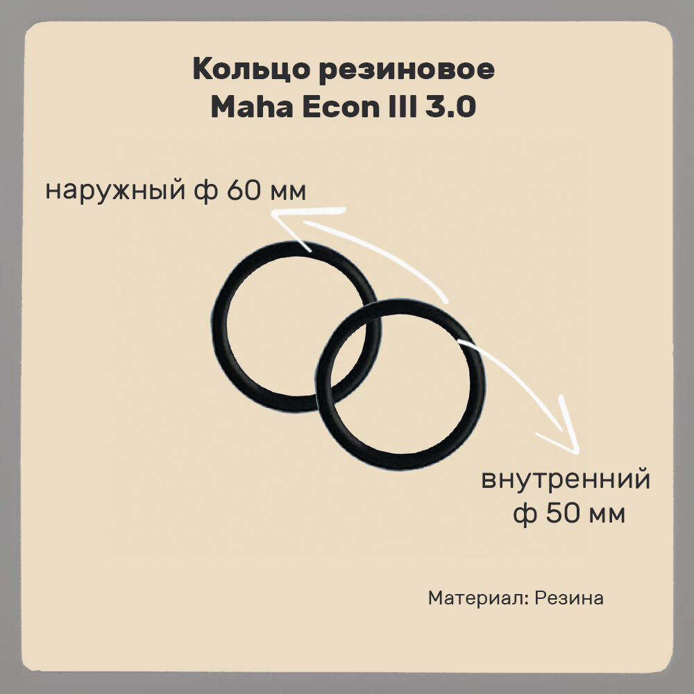 Кольцо резиновое Maha Econ III 3.0