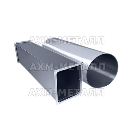 Воздуховод оцинкованный 60x0.7 мм овальный ГОСТ 19904-90 ООО АХМ-Металл