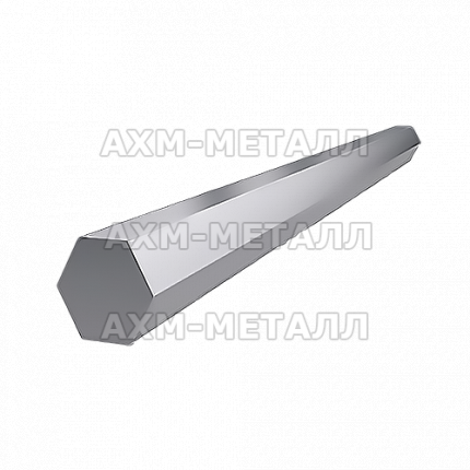 Шестигранник стальной 08кп 100 мм ООО АХМ-Металл
