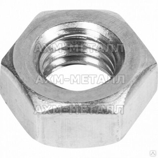 Гайка DIN 934 M20 A4-70 (AISI 316L) из нерж. стали (100 штук) ООО АХМ-Металл 
