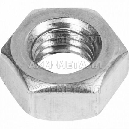 Гайка DIN 934 M12 A4-70 (AISI 316L) из нерж. стали (200 штук) ООО АХМ-Металл
