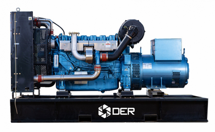 Дизельный генератор DER-800B на базе двигателя Baudouin 800 кВт