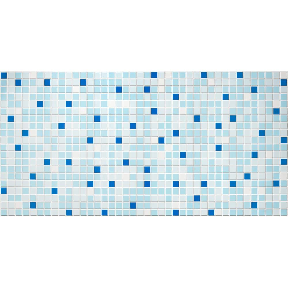 Панель панель пвх на стену GRACE Мозаика синяя
