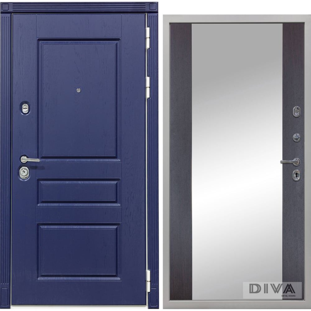 Входная правая дверь DIVA Д15 Венге
